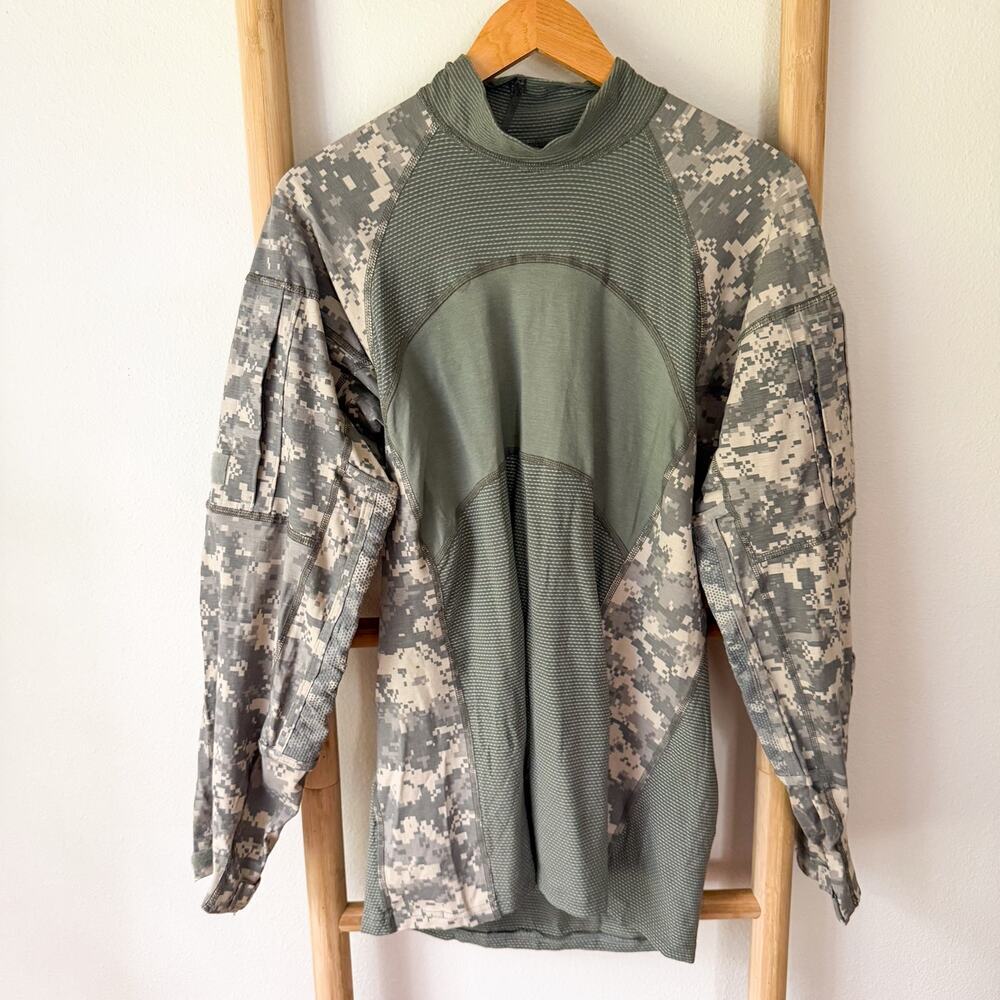 Massif Army Combat Shirt ACU Digital Camo Tactical Long Sleeve XL